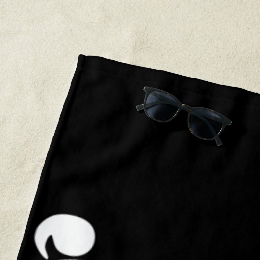 Serviette De Plage Jolly roger (En situation)