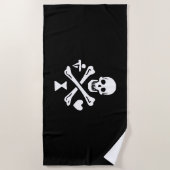 Serviette de plage Jolly Roger de la saga des Pyra (Devant)