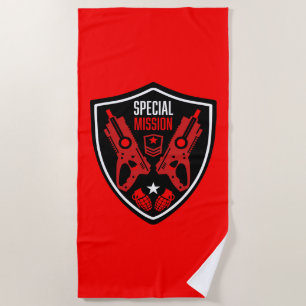 Serviette De Plage Jouet Jouet Jeu de canon Bataille