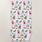 Serviette De Plage Jouets pour enfants Motif (Devant)