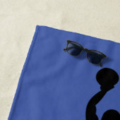 Serviette De Plage Joueur de basket-ball (En situation)