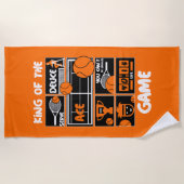 Serviette De Plage Joueur de tennis junior (Devant)