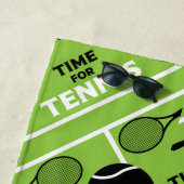 Serviette De Plage Joueurs De Tennis De Pelouse (En situation)