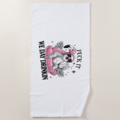 Serviette De Plage Jour boire Sloth (Devant)