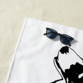 Serviette De Plage Jour de bain, balancement du berger (En situation)