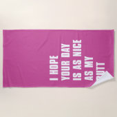 Serviette De Plage Jour de Nice (Devant)