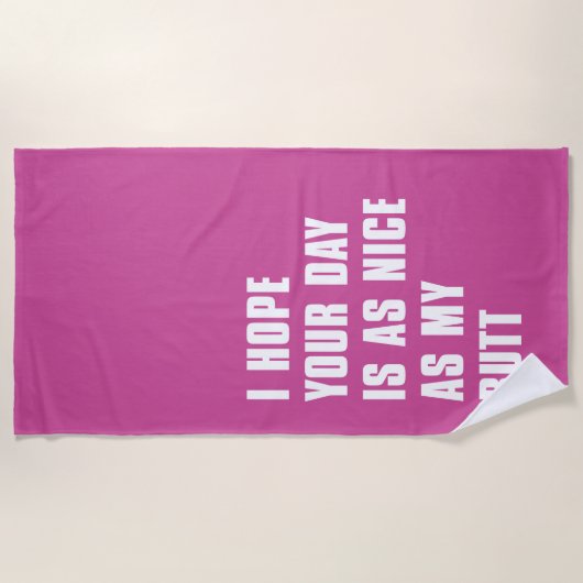 Serviette De Plage Jour de Nice (Devant)