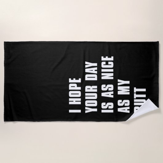 Serviette De Plage Jour de Nice (Devant)