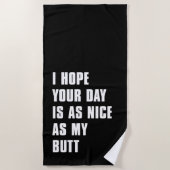 Serviette De Plage Jour de Nice (Devant)