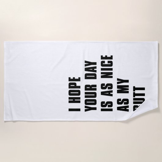 Serviette De Plage Jour de Nice (Devant)