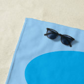 Serviette de plage jour de plage (En situation)