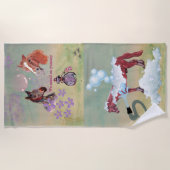 Serviette De Plage jour du bain de cheval pour le journal de cheval,  (Devant)