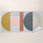 Serviette De Plage Jour géométrique III (Devant)