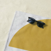 Serviette De Plage Jour géométrique III (En situation)