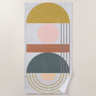 Serviette De Plage Jour géométrique III