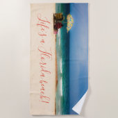 Serviette De Plage Journée de repos à la plage (Devant)