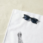 Serviette De Plage Journée du lapin (En situation)