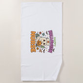 Serviette De Plage Joyeuse chemise d'Halloween - Médicale mignonne (Devant)