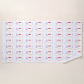 Serviette De Plage Joyeux anniversaire (Devant)