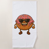 Serviette De Plage Joyeux beignets (Devant)