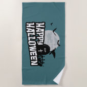 Serviette De Plage Joyeux Halloween (Devant)