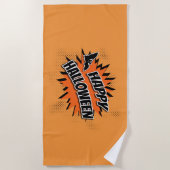 Serviette De Plage Joyeux Halloween (Devant)