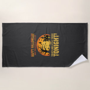 Serviette De Plage Joyeux Halloween Maison Hantée Trick or Treat