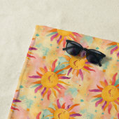 Serviette De Plage Joyeux jours dans le soleil (En situation)