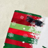Serviette De Plage Joyeux Noël (En situation)