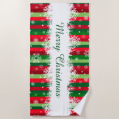 Serviette De Plage Joyeux Noël (Devant)