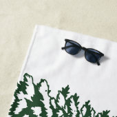 Serviette De Plage Joyeux Noël (En situation)