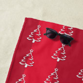 Serviette De Plage Joyeux Noël (En situation)