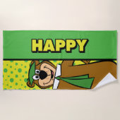 Serviette De Plage Joyeux Yogi Bear (Devant)