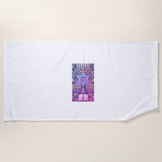 Serviette de plage juive