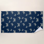 Serviette de plage juive Monarch (Devant)