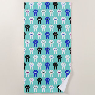 Serviette De Plage Jujitsu Jiu Jitsu BJJ Personnalisé