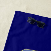 Serviette De Plage Juke-box Rétro (En situation)