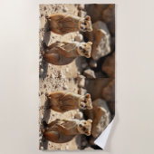 Serviette De Plage Jumeaux Quokka australiens (Devant)