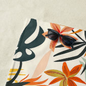Serviette de plage Jungle Bloom (En situation)