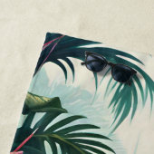Serviette De Plage Jungle Floral (En situation)