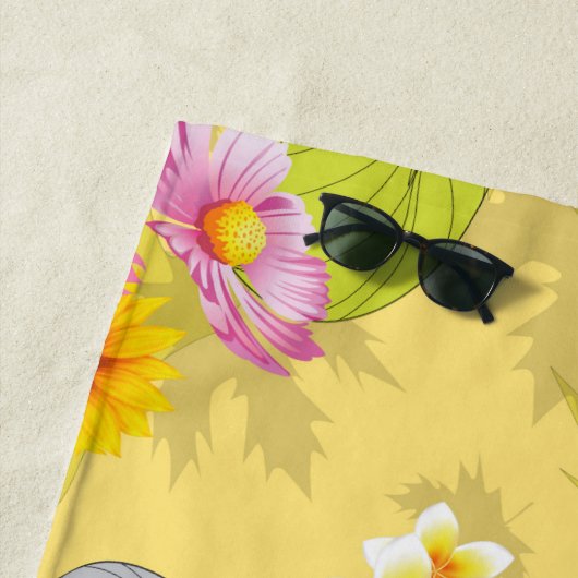 Serviette De Plage Jungle imaginaire 5 (En situation)
