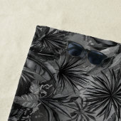 Serviette De Plage Jungle noir (En situation)