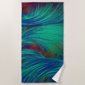 Serviette De Plage Jungle toxique (Devant)