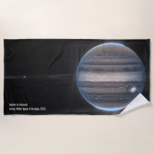 Serviette De Plage Jupiter en infrarouge, télescope spatial James Web (Devant)