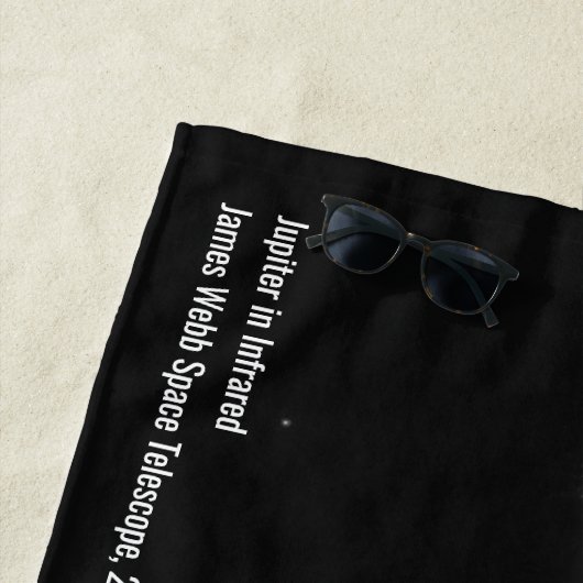 Serviette De Plage Jupiter en infrarouge, télescope spatial James Web (En situation)