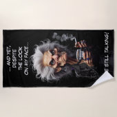 Serviette De Plage Jus de survie (Devant)