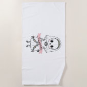 Serviette De Plage Jusqu'à la mort Fêtons-nous Halloween (Devant)