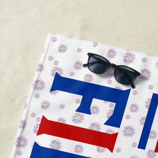 Serviette De Plage Juste Ici Pour Le Feu D'Artifice Drôle Pour Deux (En situation)