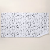 Serviette De Plage Juste Noté (Devant)