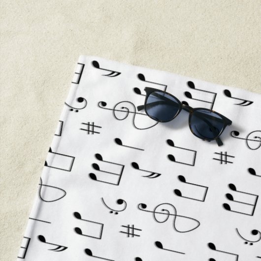 Serviette De Plage Juste Noté (En situation)
